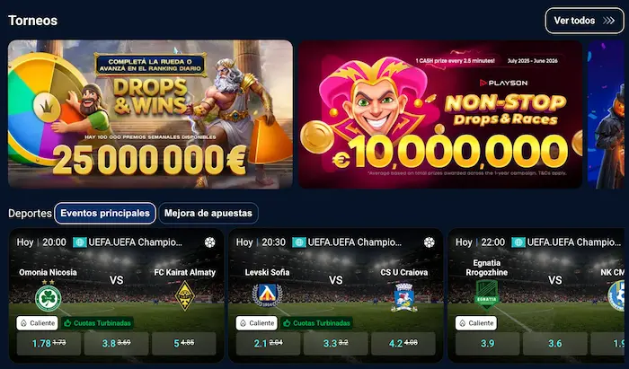 Topacio Casino Juegos torneus