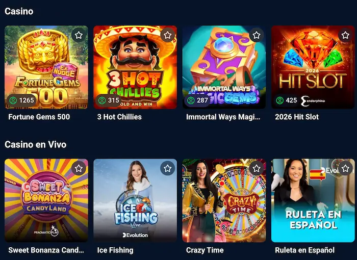 Topacio Casino Juegos